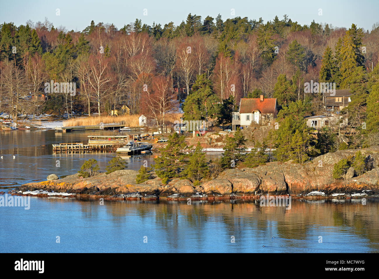 Stockholm archipelago island, largest archipelago in Sweden, and second