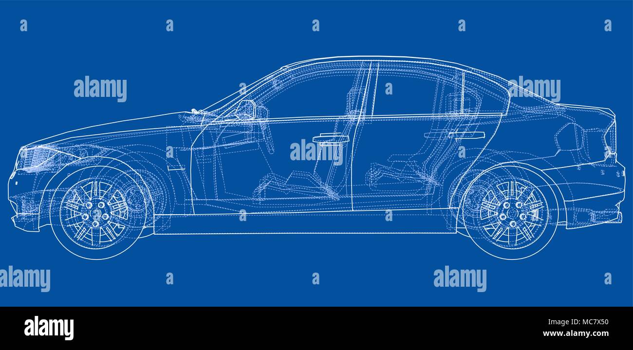 Concept car. Vector Stock Vector Image & Art - Alamy