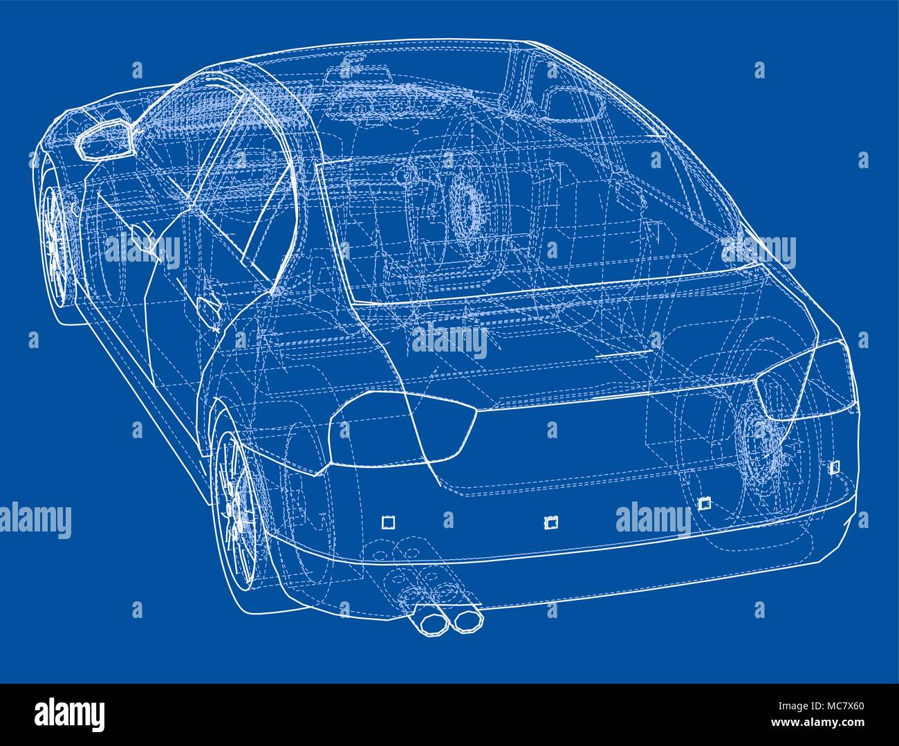 Concept car. Vector Stock Vector Image & Art - Alamy