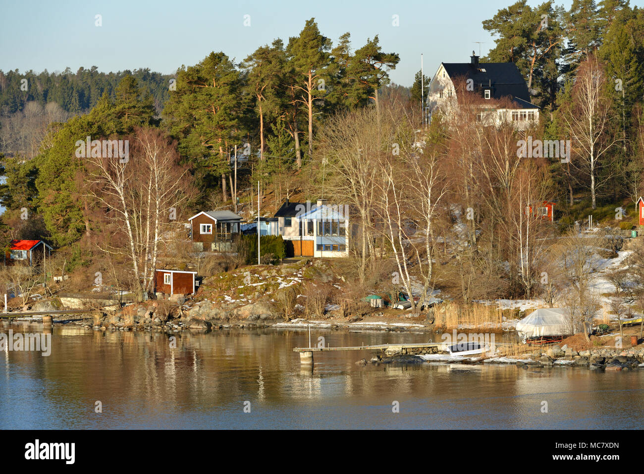 Stockholm archipelago island, largest archipelago in Sweden, and second