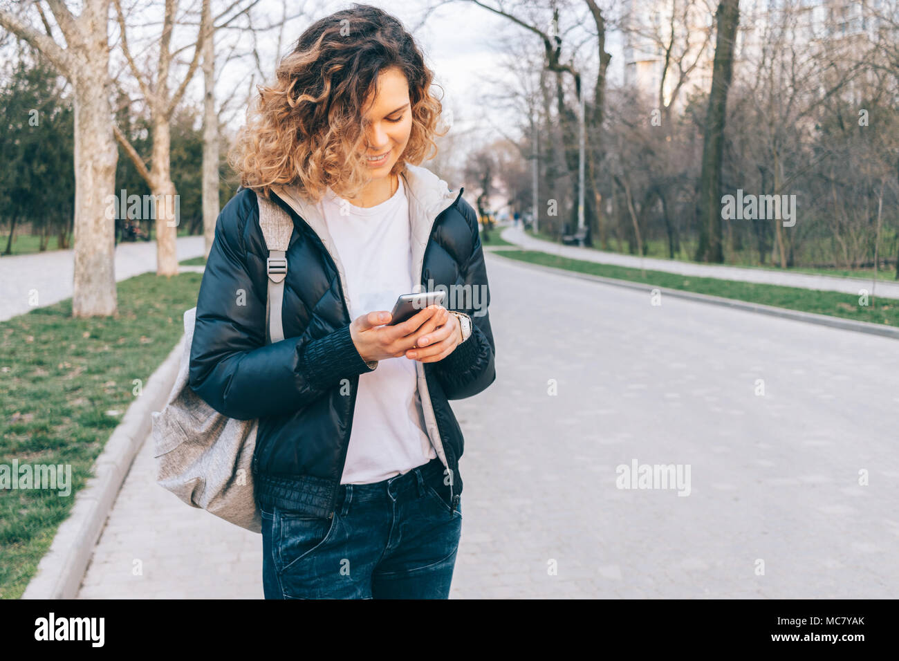 Candid portrait curly redhead woman hi-res stock photography and images ...