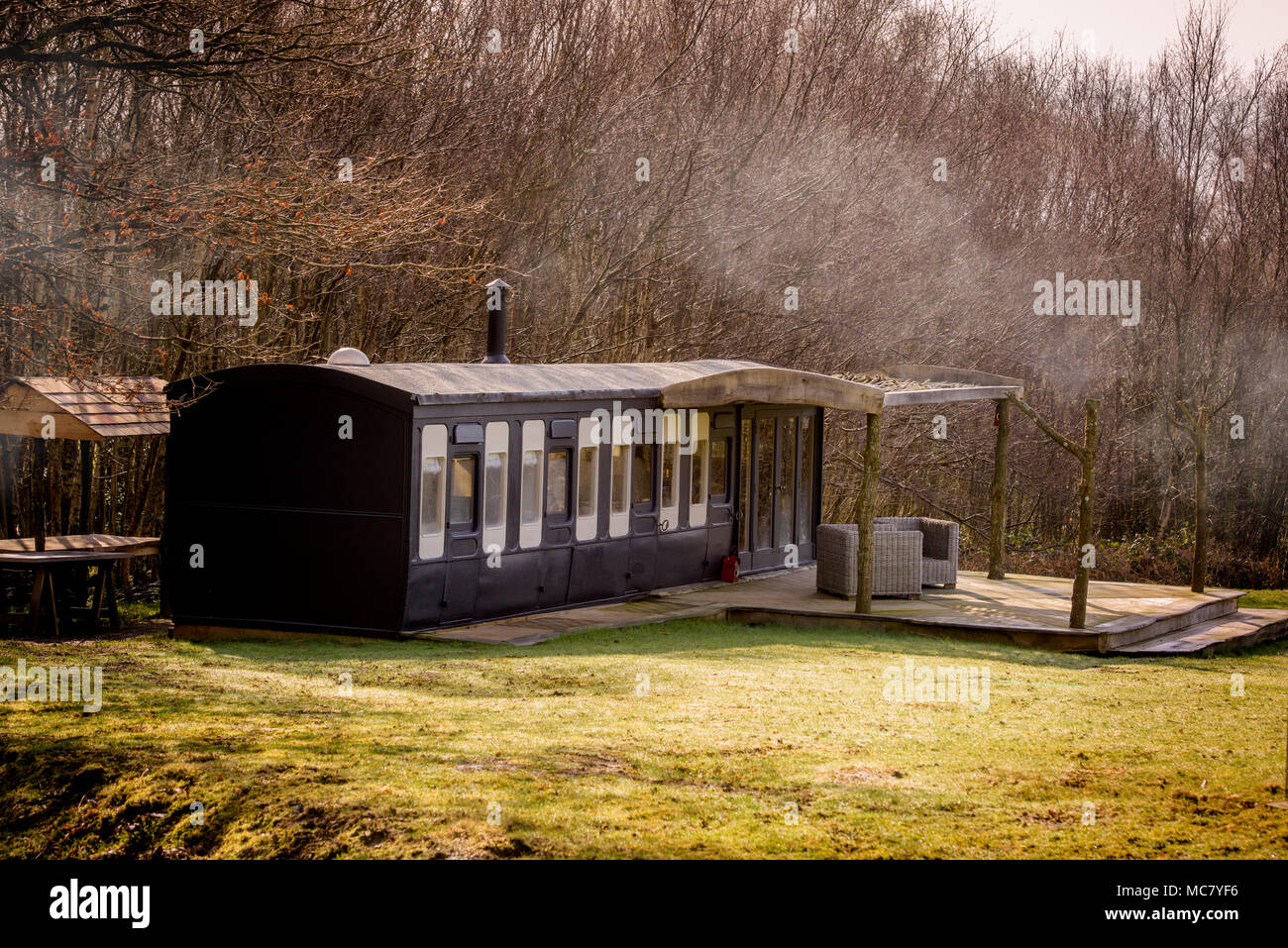 Great place to stay a train carriage converted into living space
