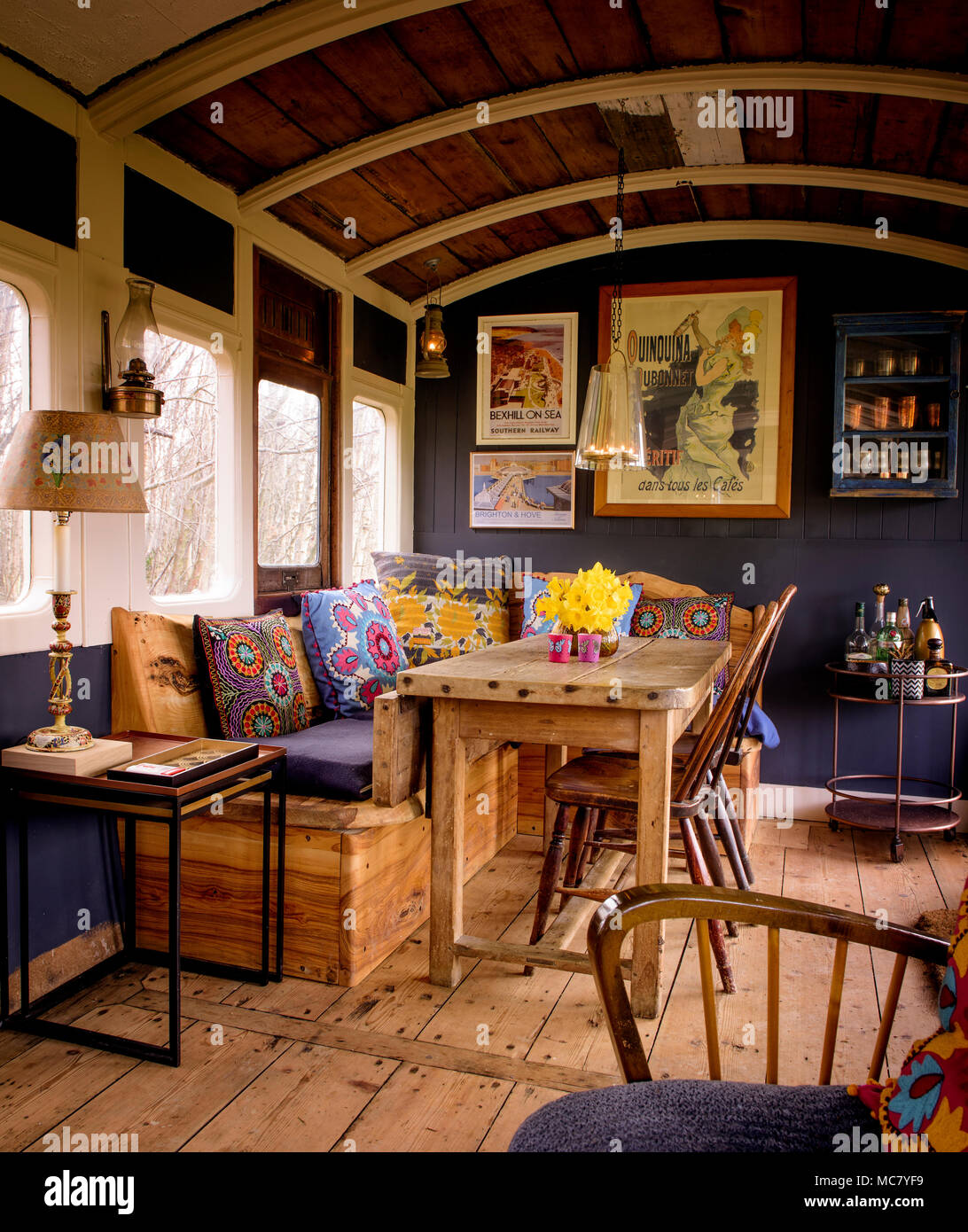 Great place to stay a train carriage converted into living space
