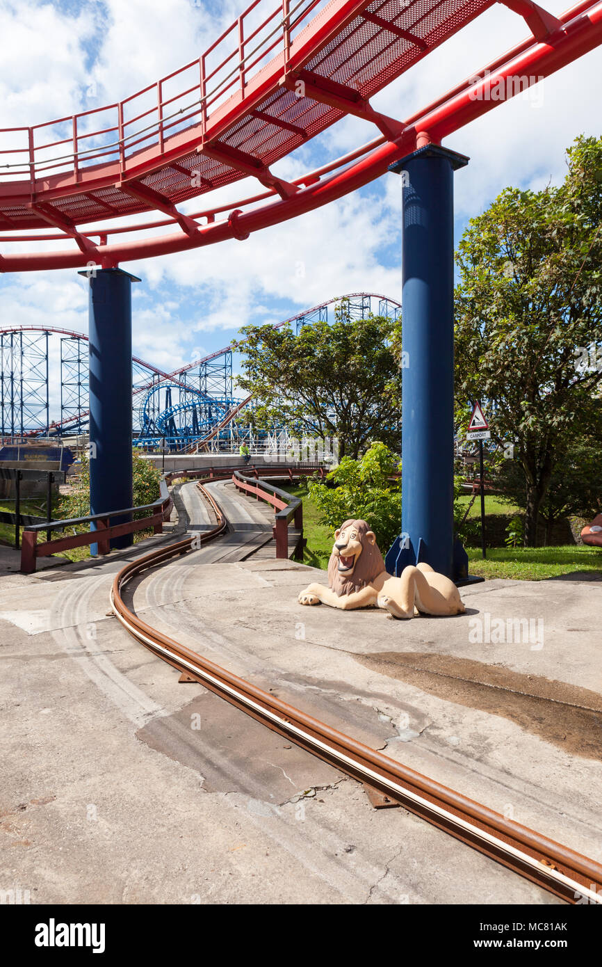 Blackpool Pleasure Beach. Stock Photo