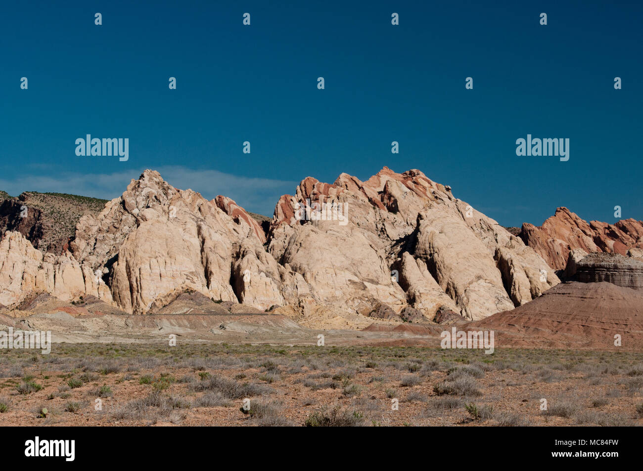 San Rafael Swell east-facing reef Stock Photo