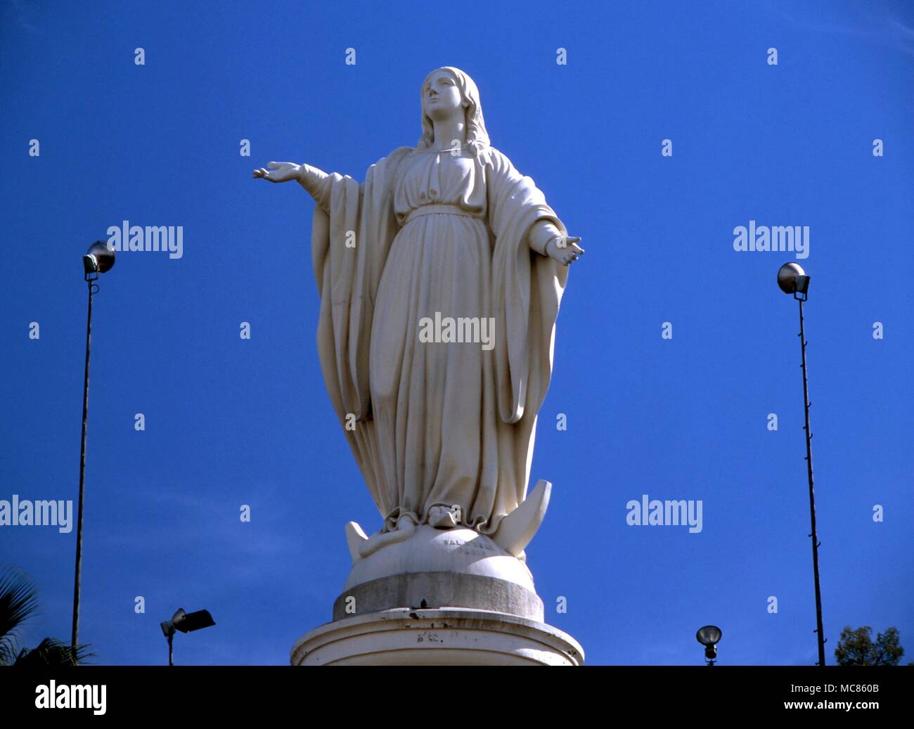 CHRISTIAN Virgin of the Assumption, Santiago Stock Photo