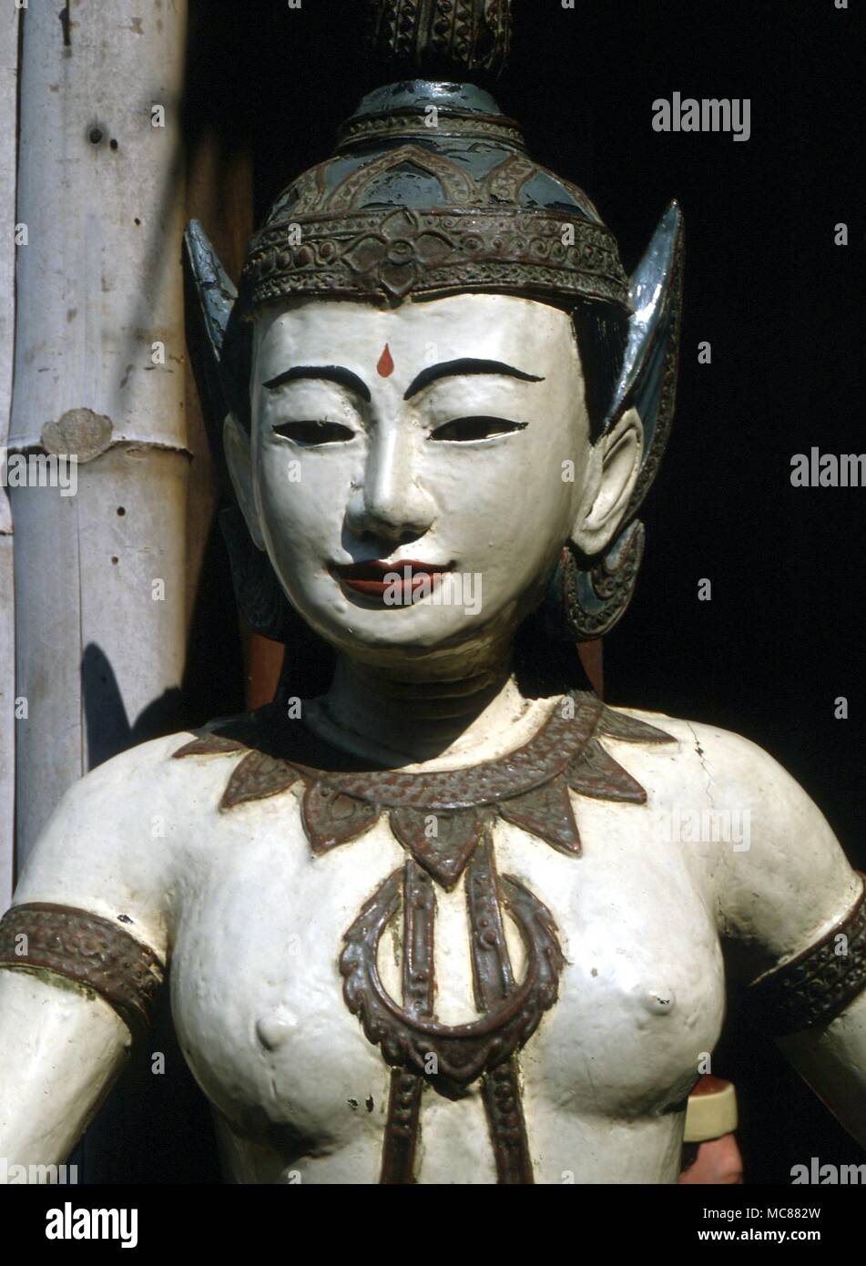 A Tai Kummara. Nineteenth century wood carving in private collection. Stock Photo