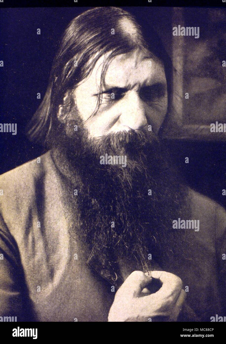Grigori Yefimovich Rasputin (1871-1916) Stock Photo