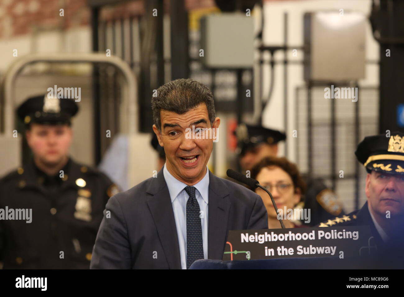 New York City, United States. 12th Apr, 2018. NYC Councilmember Ydanis ...