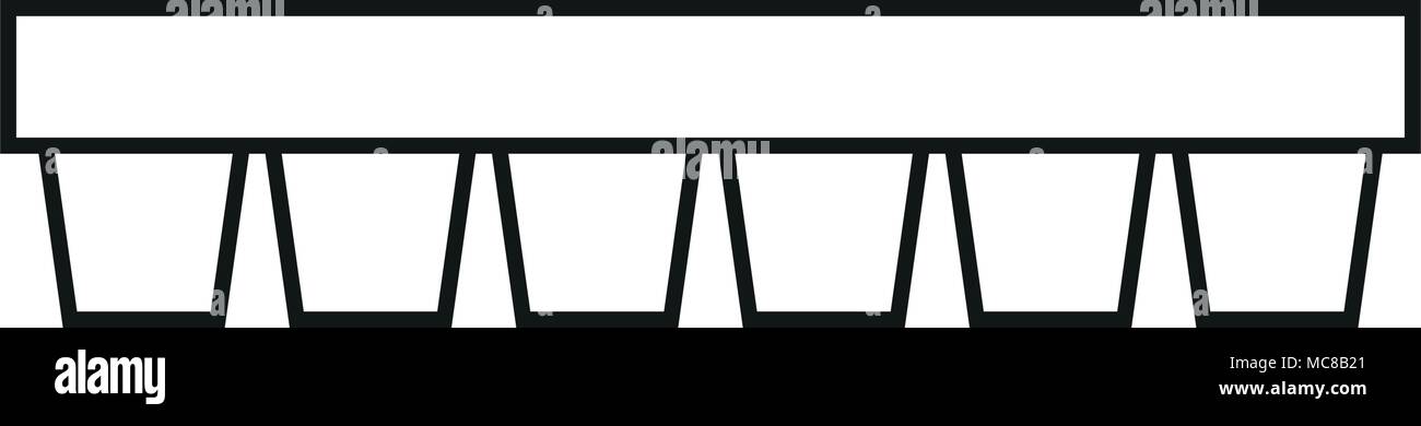 ice tray icon Stock Vector