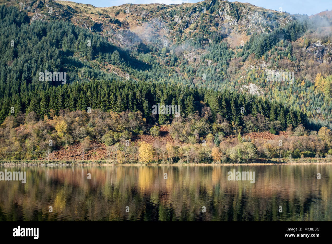Loch Lubnaig, a part of the Loch Lomond & Trossachs National Park in