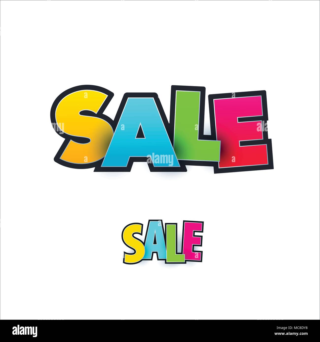 Set Of Sale Banner Template Design Special Offer Colourful