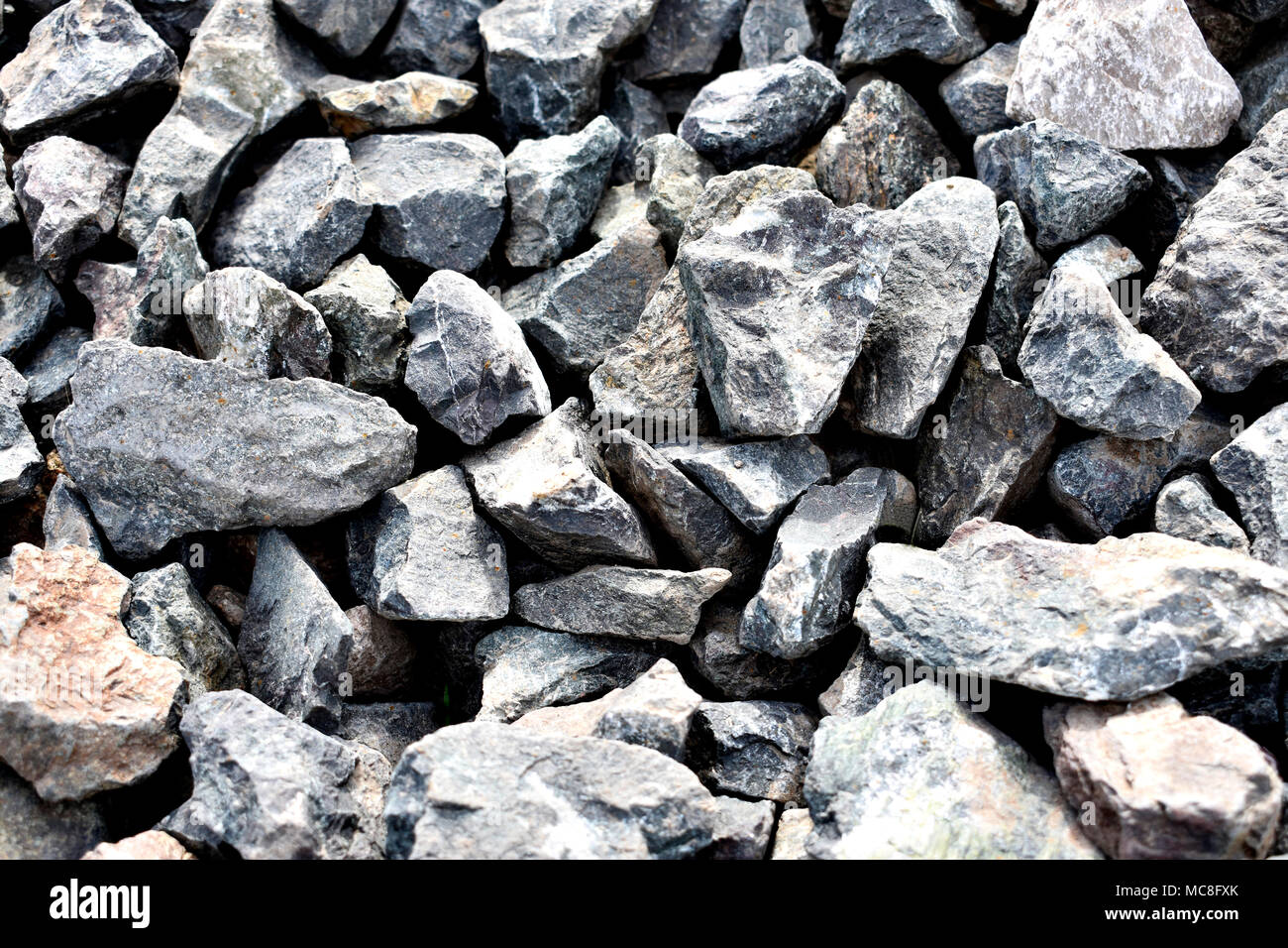 Crushed Rocks Wallpaper Stock Photo - Alamy