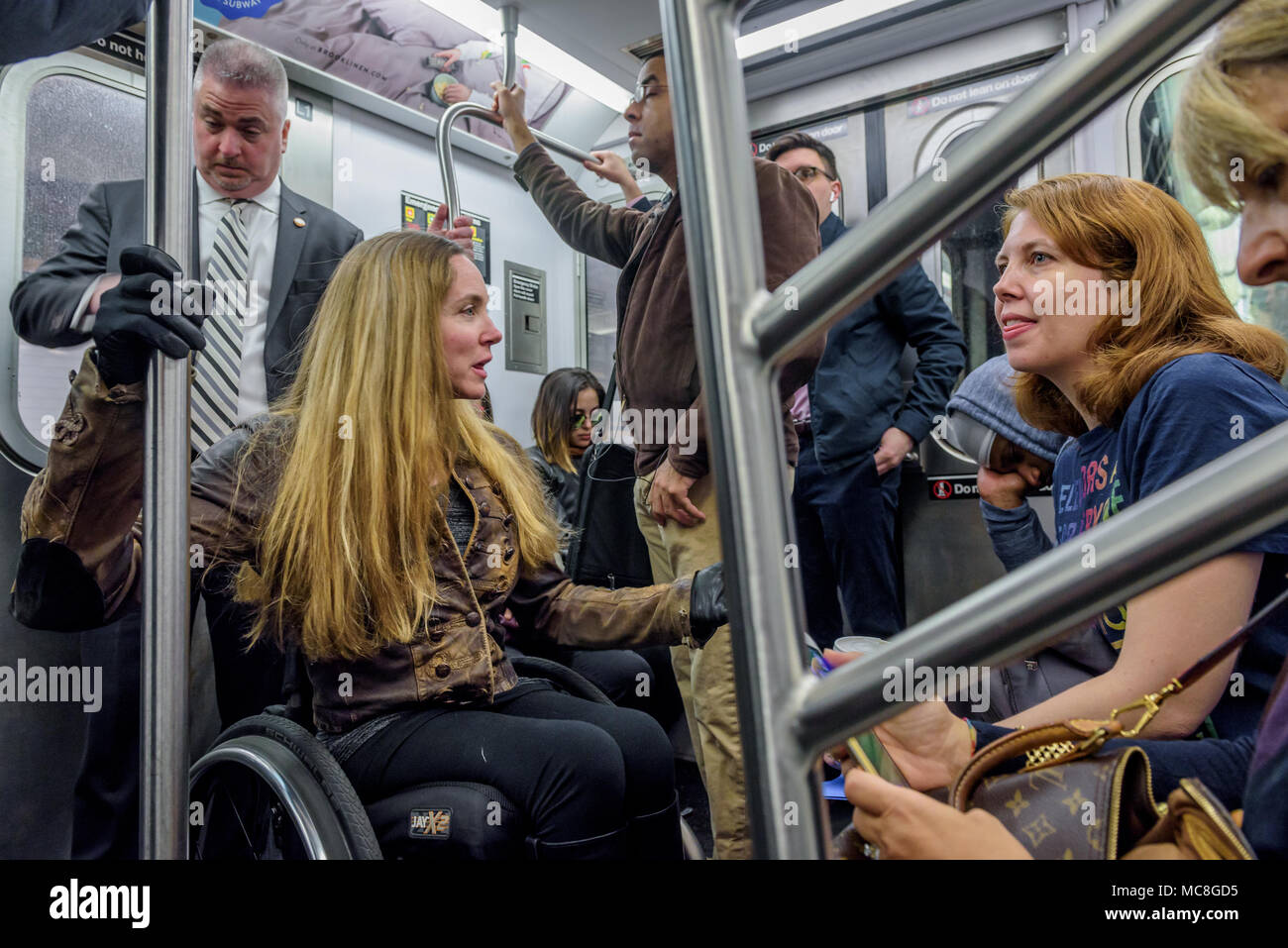 New York, United States. 13th Apr, 2018. April Coughlin from
