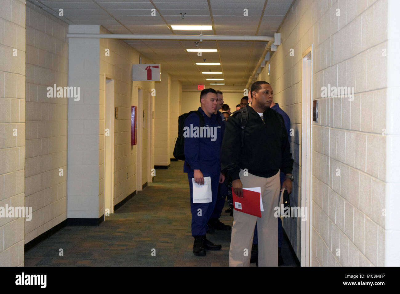 As each student reported for training, he or she was checked in at one of  TSCHR's five regional support offices located at Naval Air Station (NAS)  Oceana, NAS Oceana-Dam Neck, Joint Expeditionary