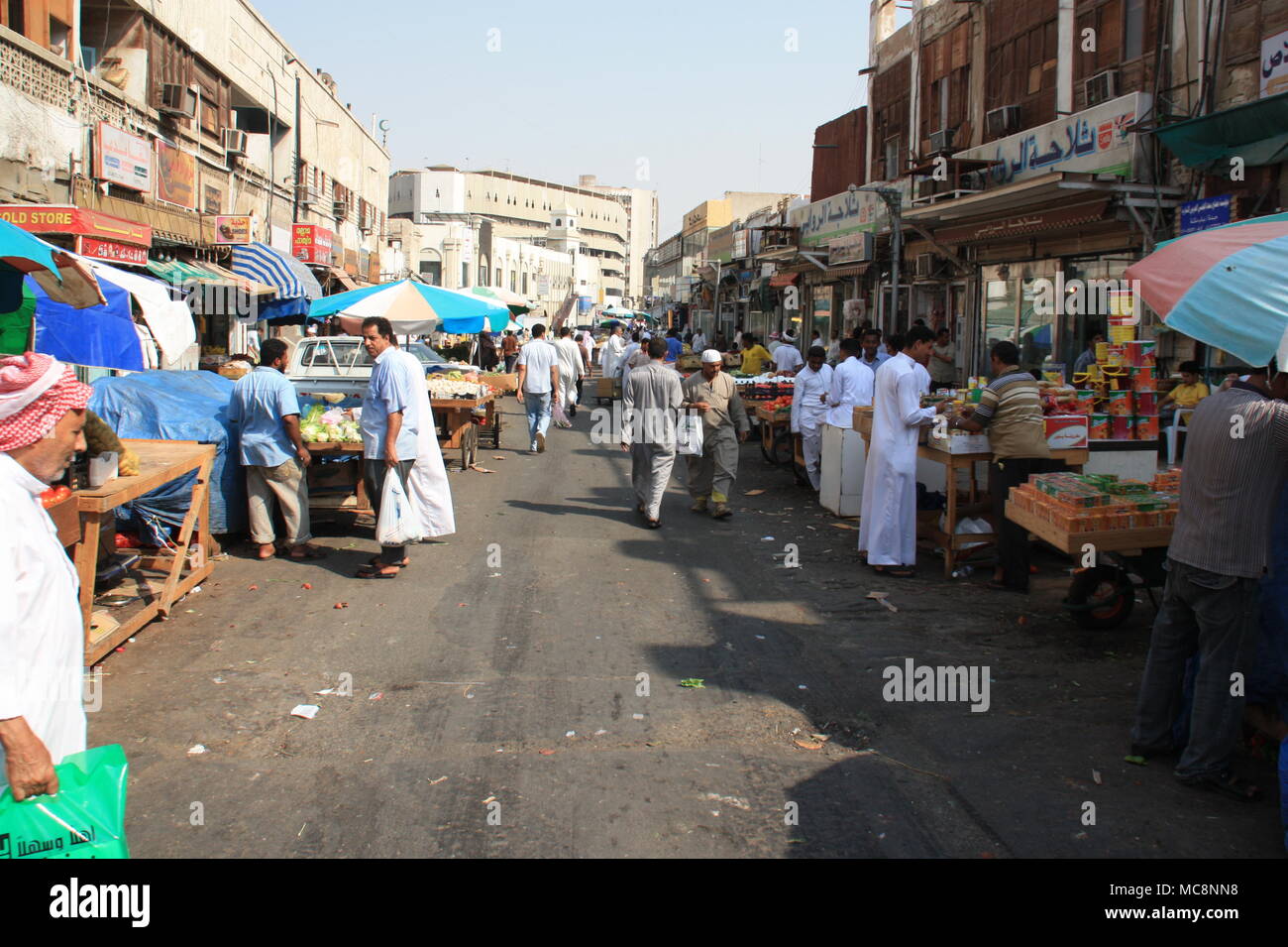 Traditional Market in Jeddah Stock Photo