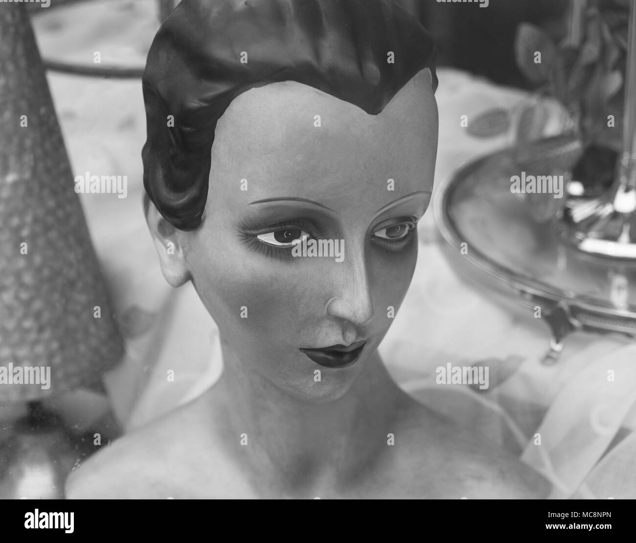Antique mannequin of store Black and White Stock Photos & Images Alamy