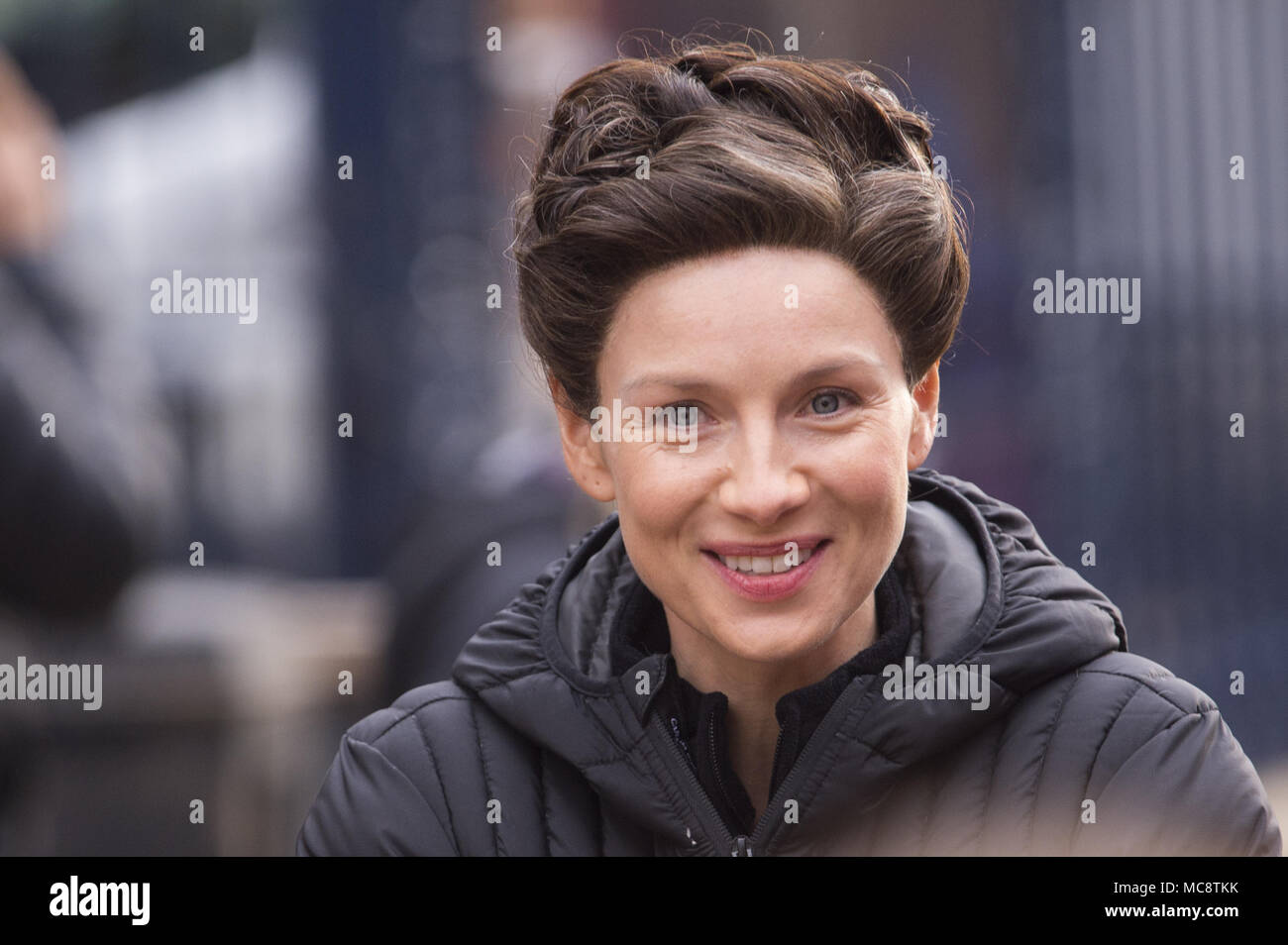 Outlander cast and crew are spotted filming in Glasgow for the 4th