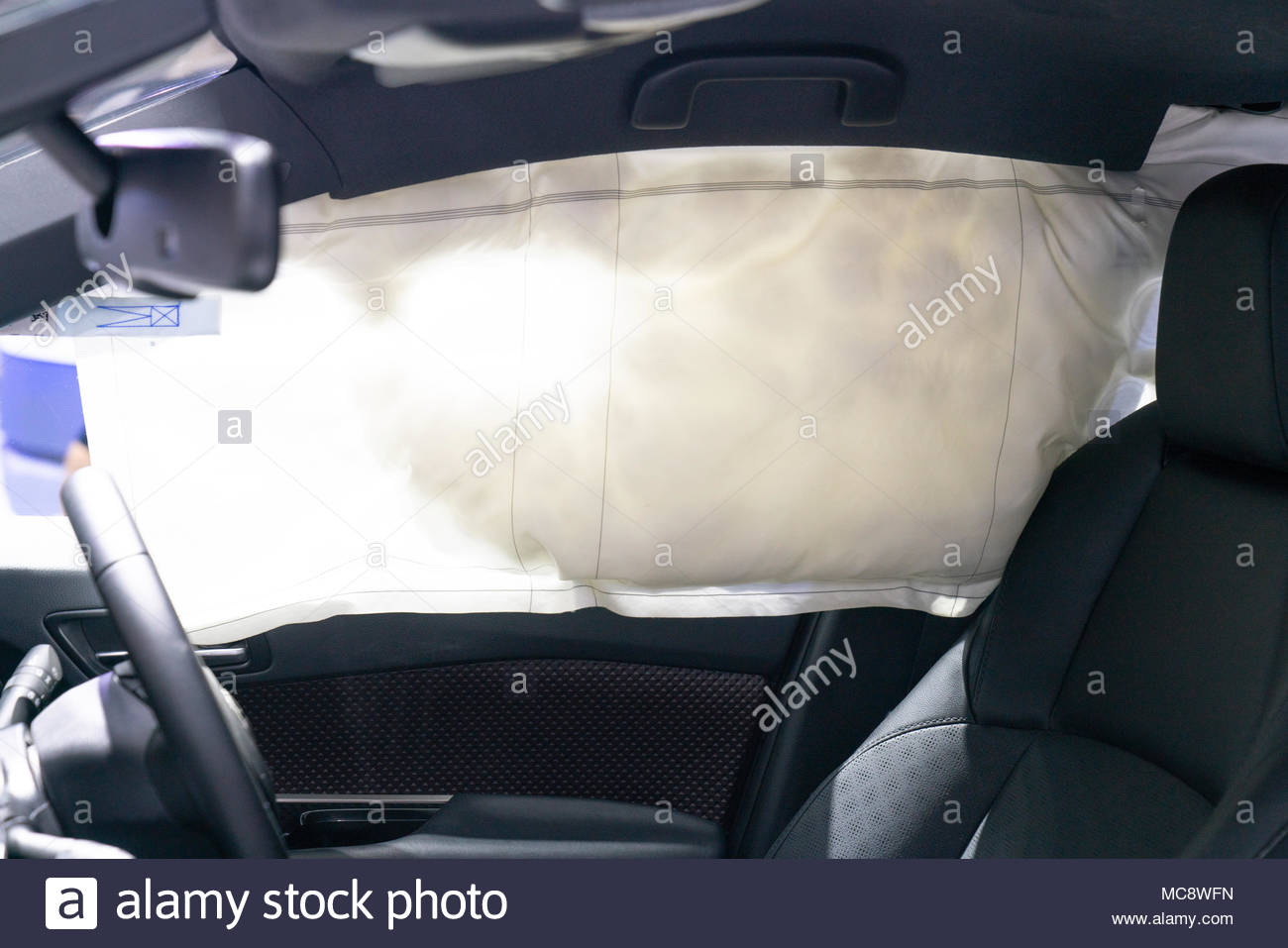 Crash Test Dummy Airbag Stock Photos & Crash Test Dummy Airbag Stock