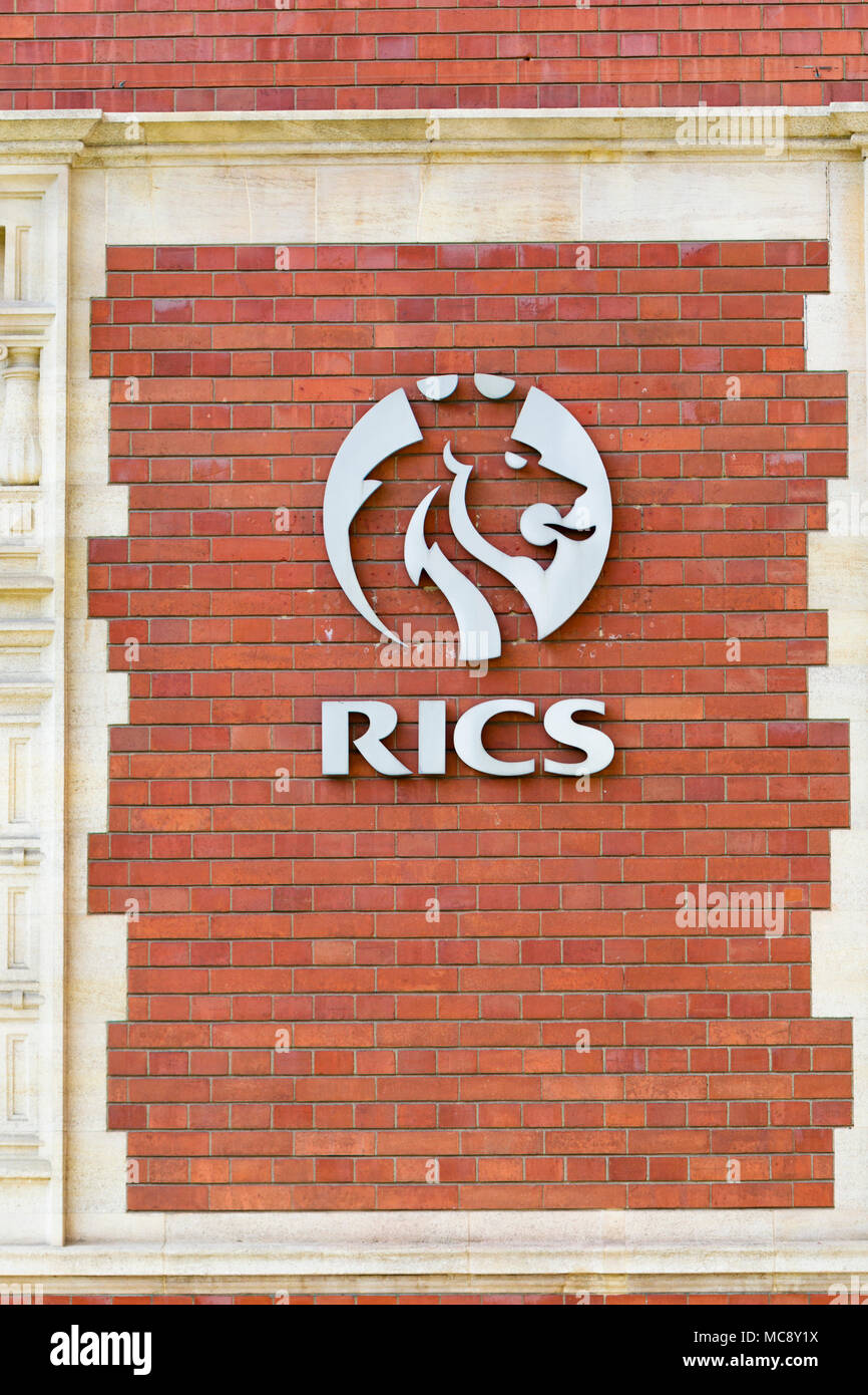 The Royal Institution of Chartered Surveyors (RICS), Great George Street, London, UK. Stock Photo