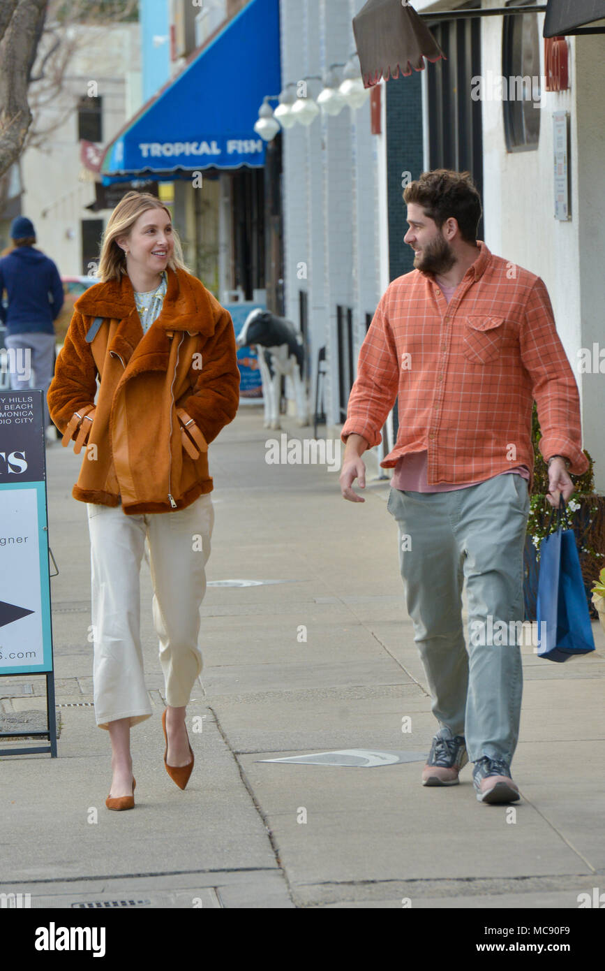Whitney Port and her husband Tim Rosenman go for lunch together at Joan