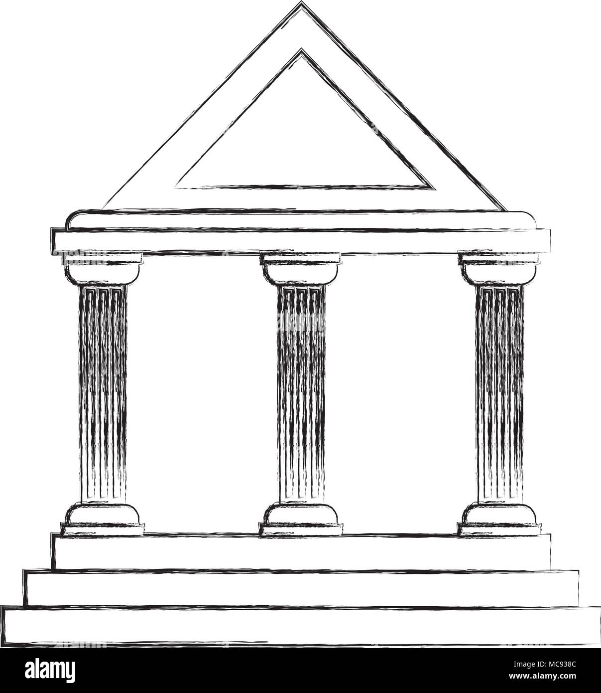 bank building isolated icon vector illustration design Stock Vector ...