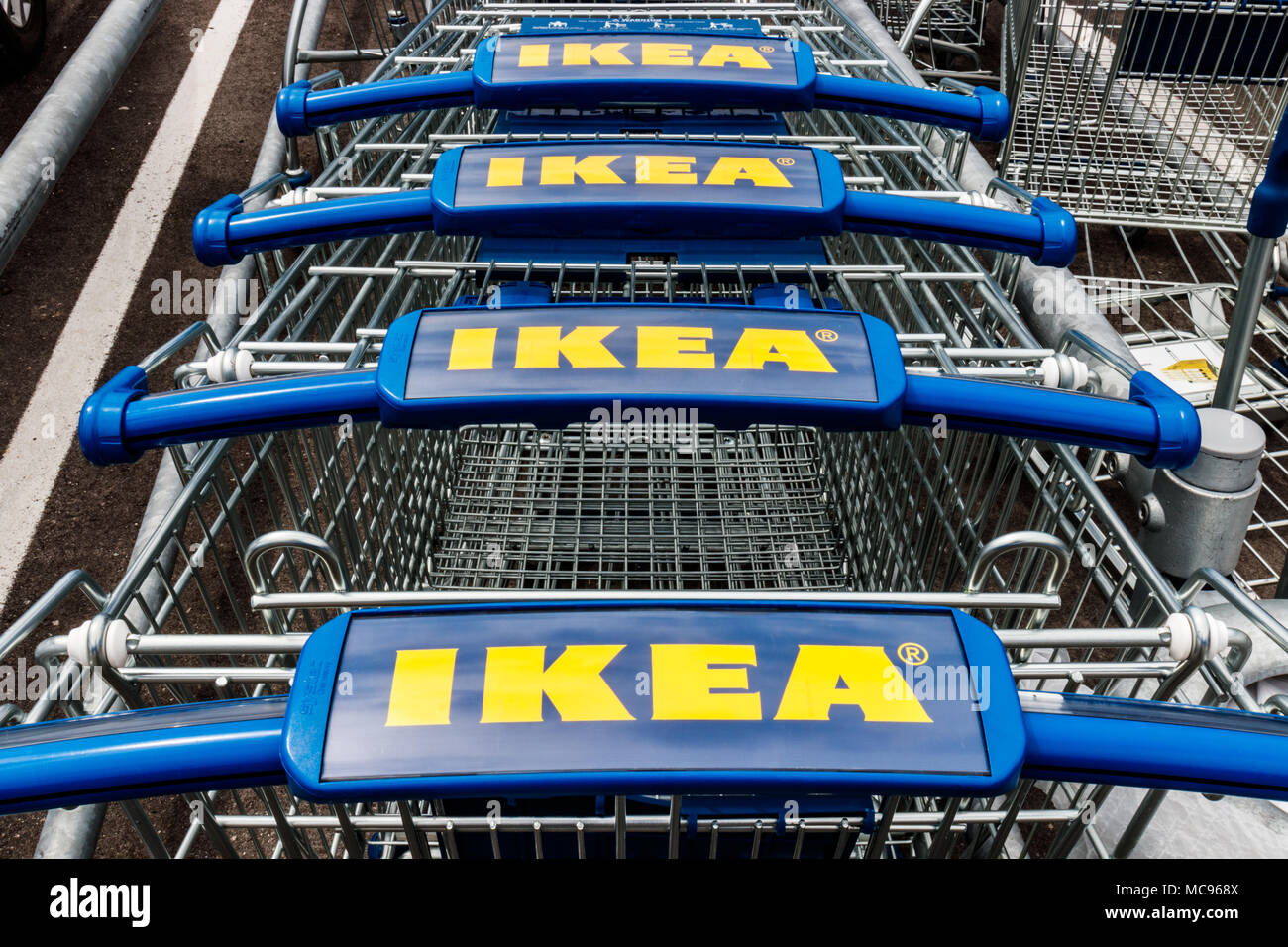 Fishers Circa April 2018 IKEA Home Furnishings Store. Founded in