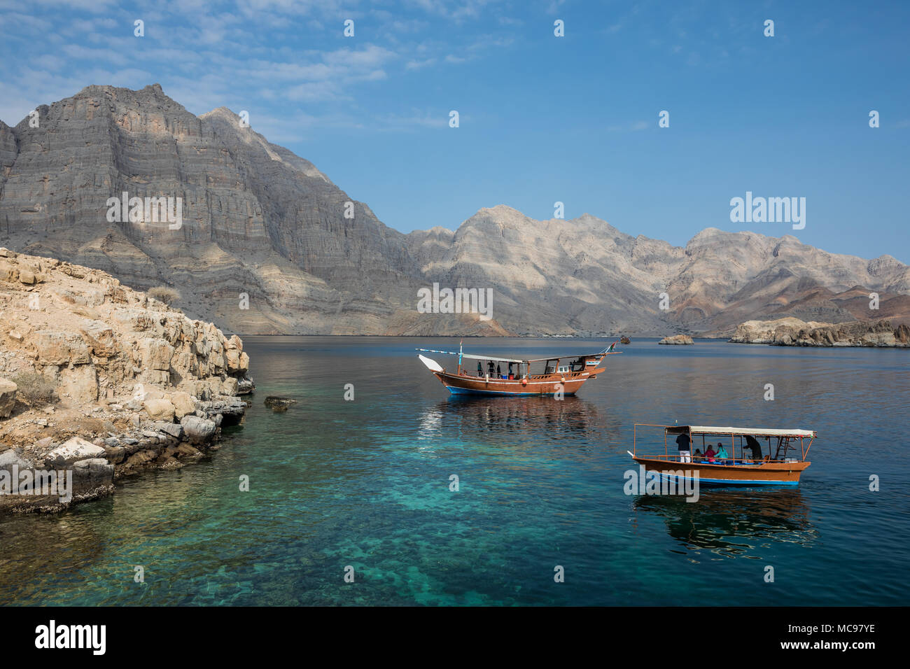 Fjords of the musandam peninsula hi-res stock photography and images ...
