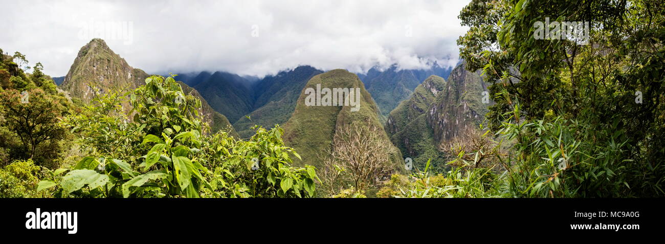 Detail of the Machu Picchu Inca citadel in Peru Stock Photo - Alamy
