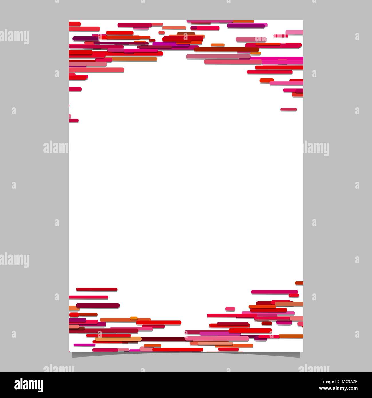 Abstract horizontal stripe background brochure template - vector ...