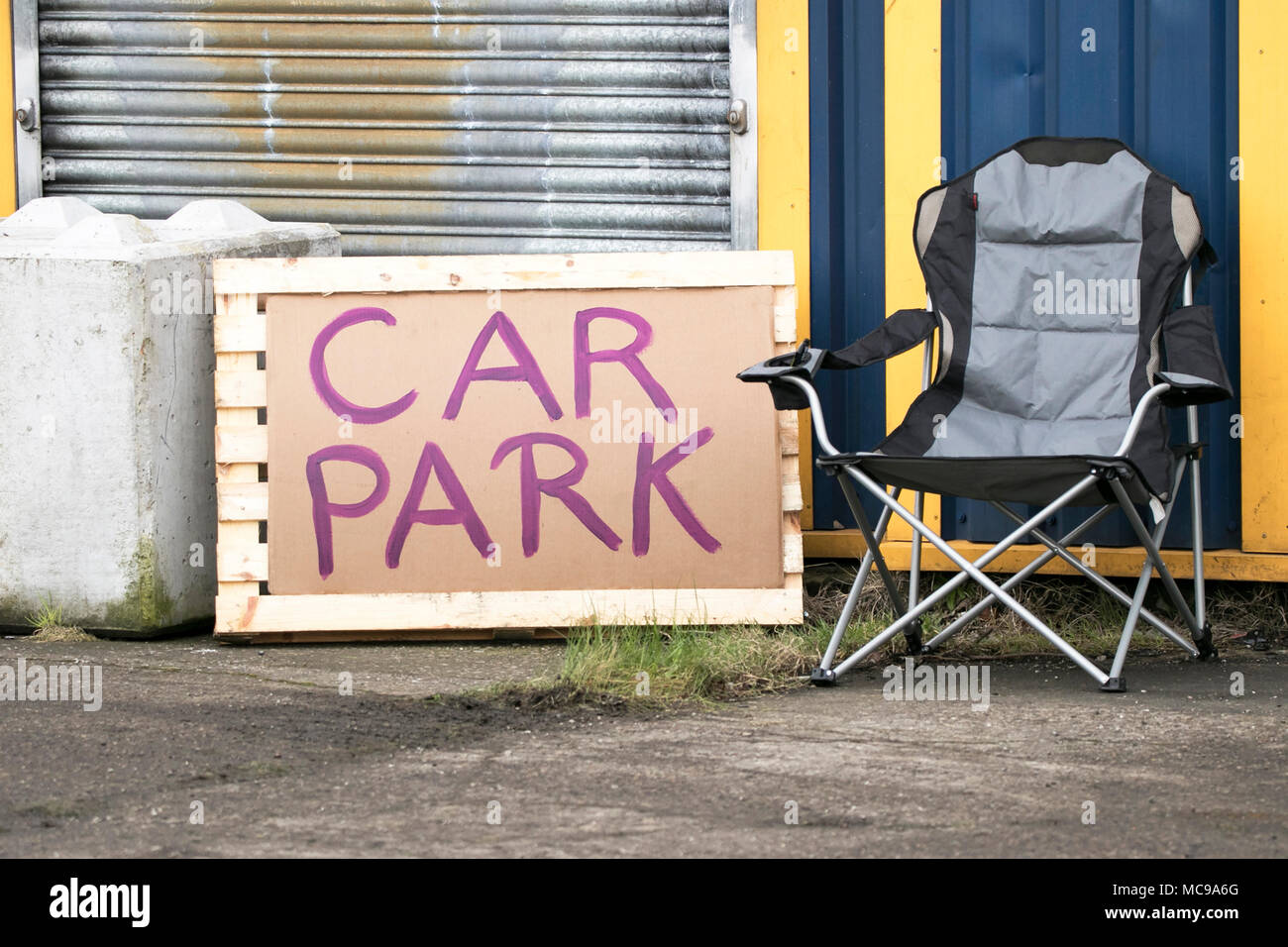 Private Parking for the Aintree Grand National in Aintree, using