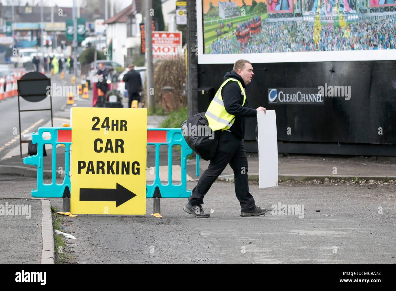 Private Parking for the Aintree Grand National in Aintree, using