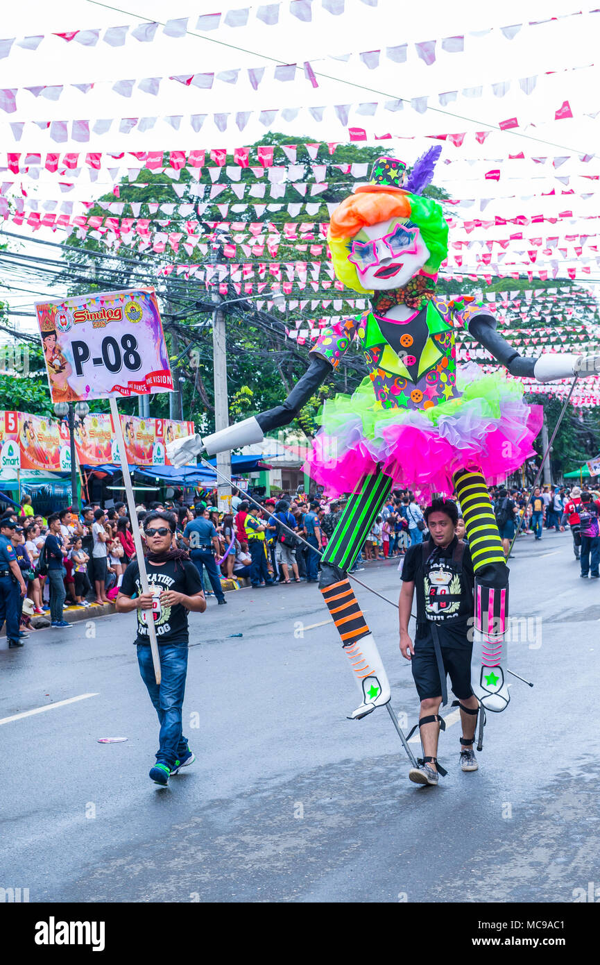 Giant Puppet at the Sinulog festival in Cebu Philippines Stock Photo Alamy