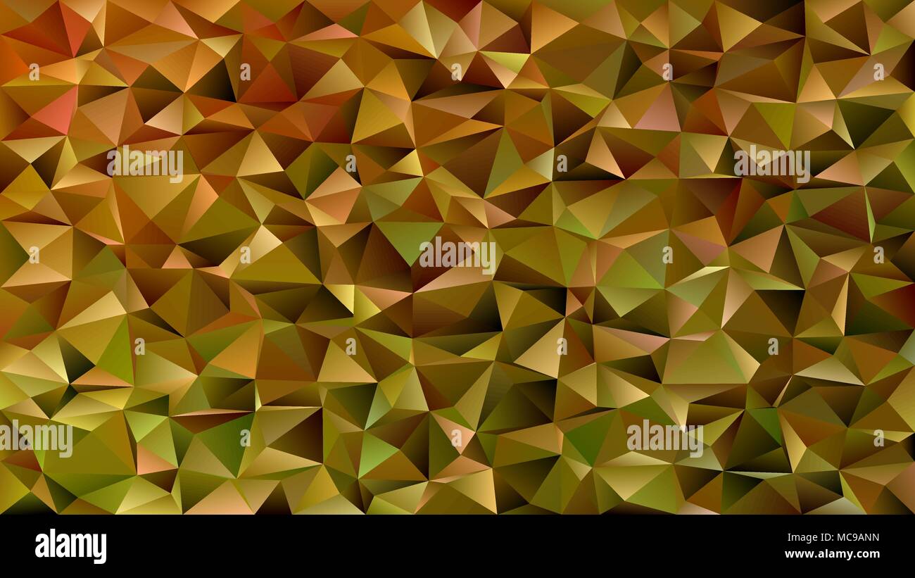 Geometric abstract chaotic triangle pattern background - mosaic vector graphic design from colored triangles Stock Vector