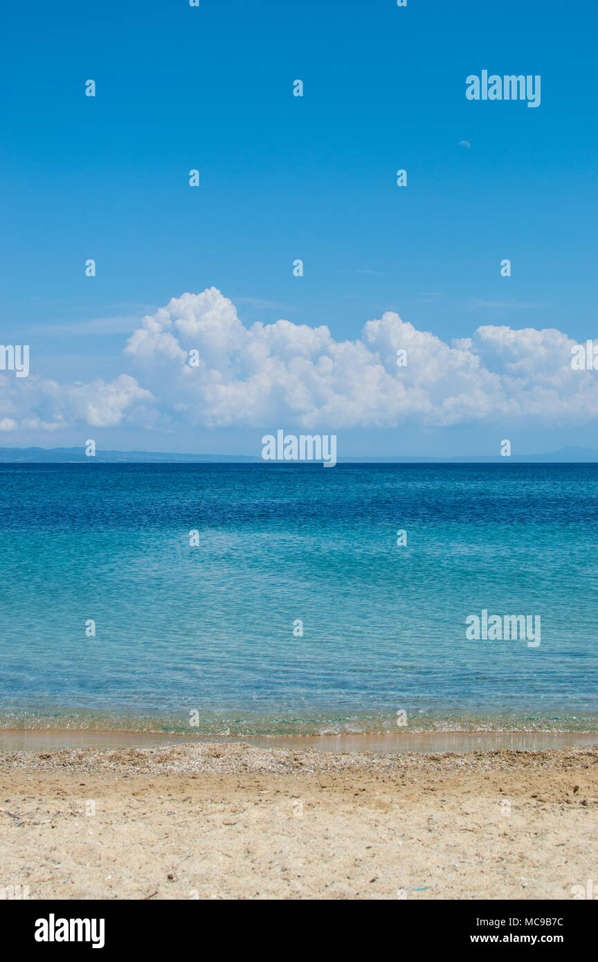 Summer View Isolated Sea Holidays Stock Photo