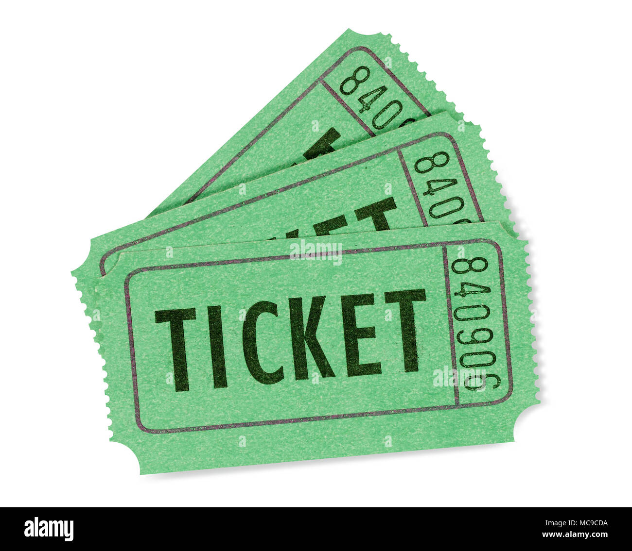 green cinema or raffle tickets stock photo 179686902 alamy raffle tickets com