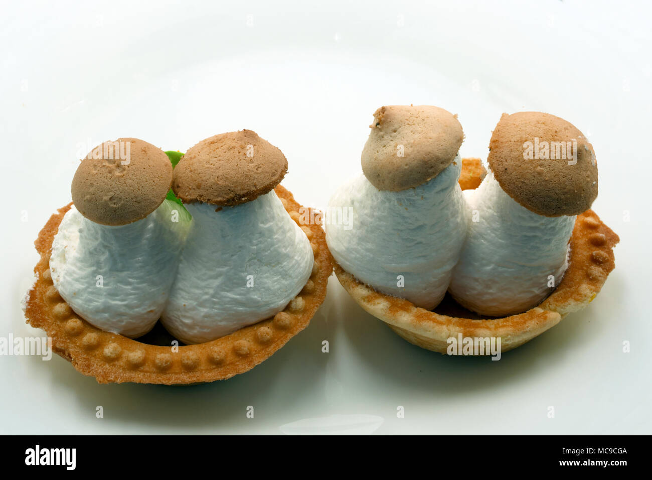 Chocolate muffins with edible eyes in paper holders Stock Photo - Alamy