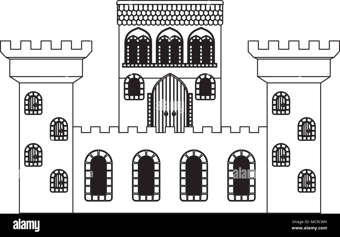medieval castle isolated icon Stock Vector Image & Art - Alamy