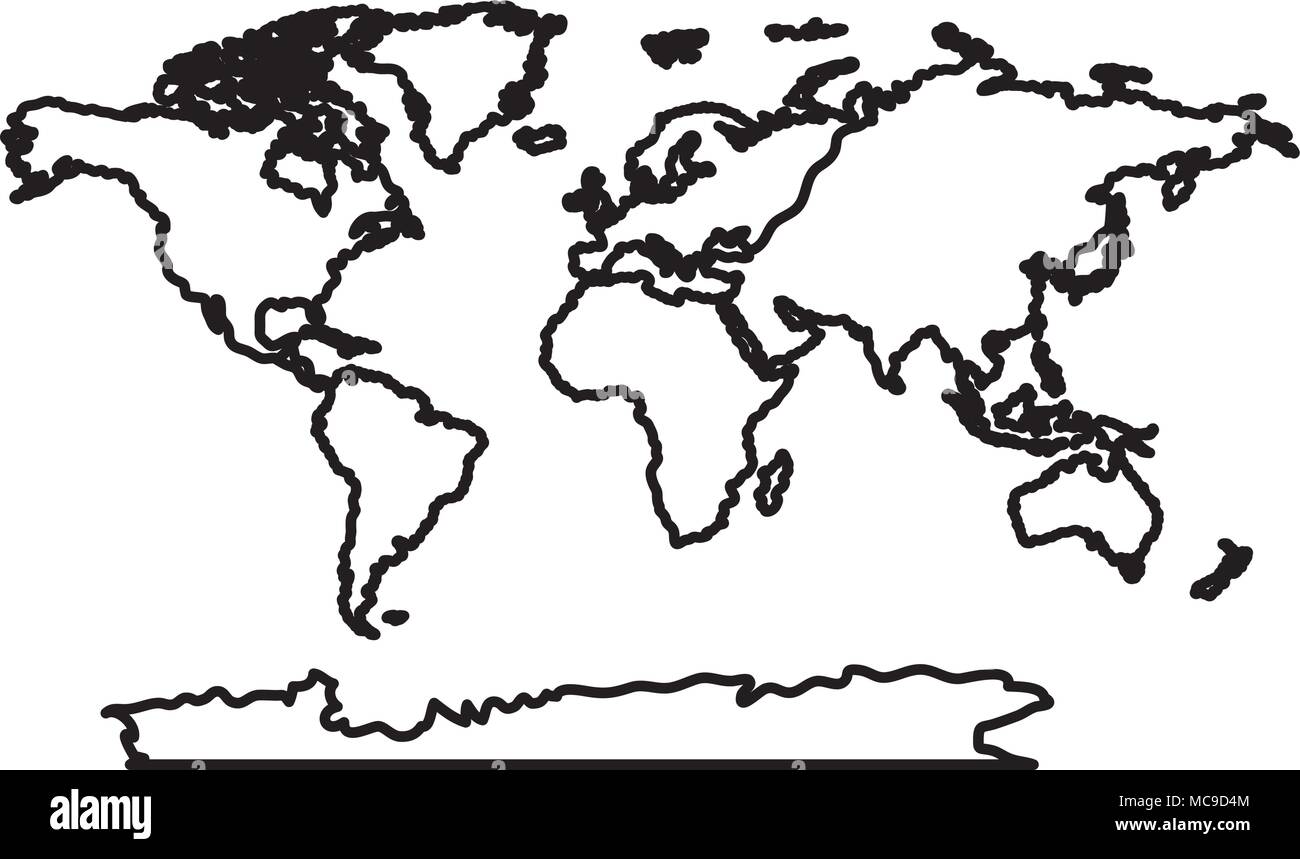 world map geography icon Stock Vector Image & Art - Alamy