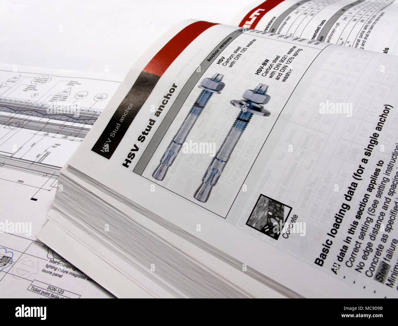 fastener technical data sheet for fixings used in the construction