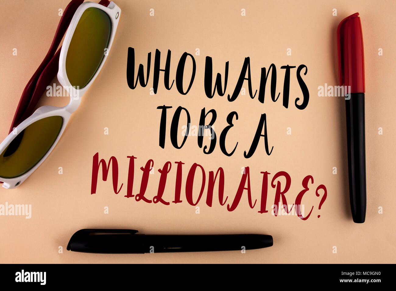 Who Wants To Be A Millionaire Quiz High Resolution Stock