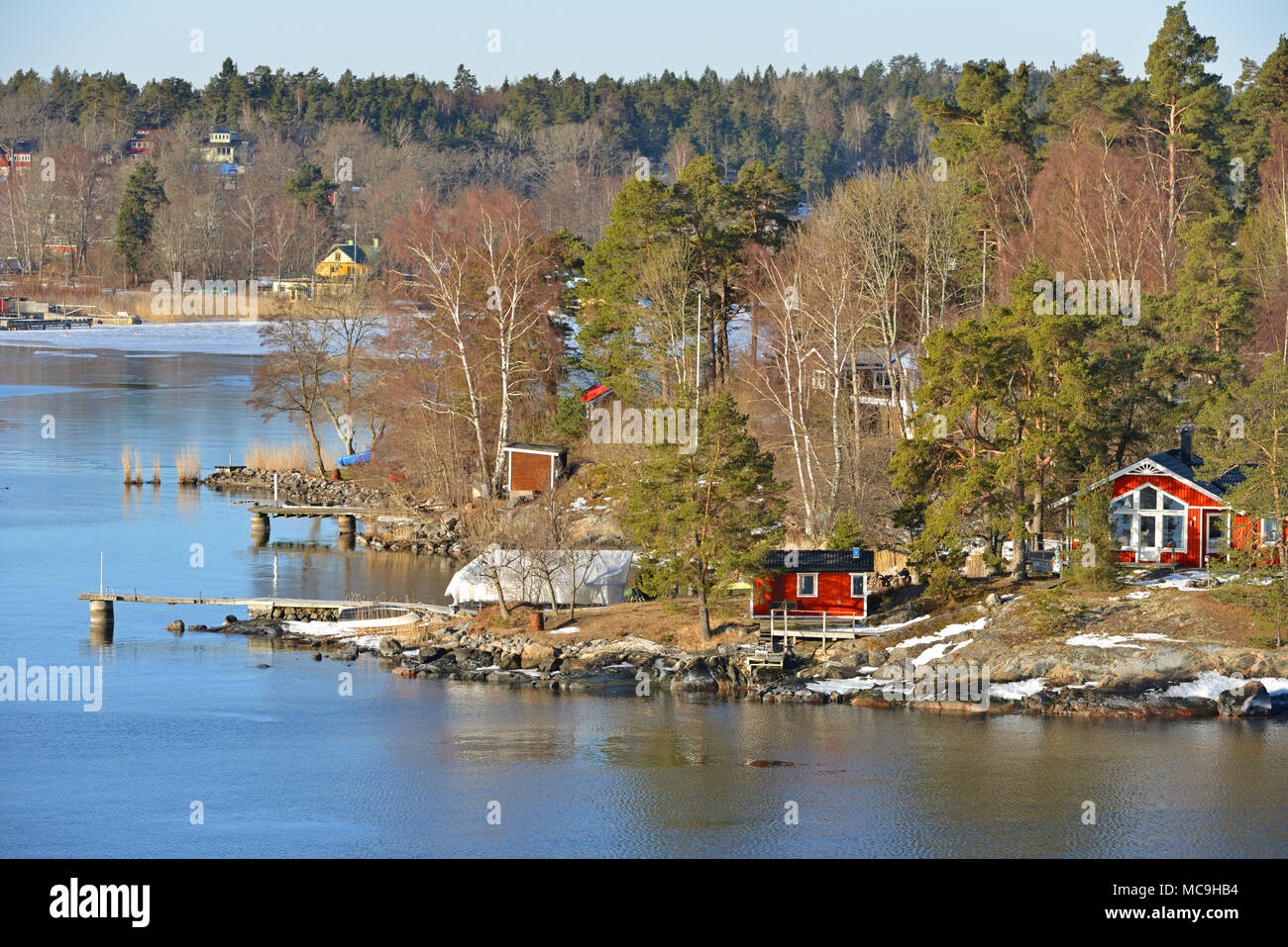 Stockholm archipelago island, largest archipelago in Sweden, and second