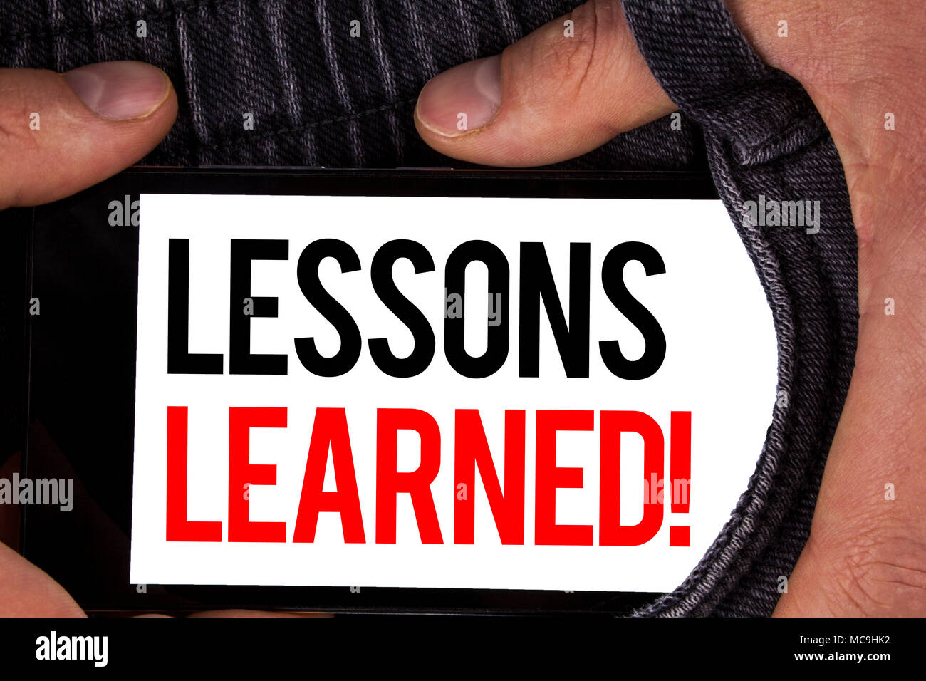 Message. Learn Image Text sign showing Lessons Learned Motivational Call. Conceptual photo ...