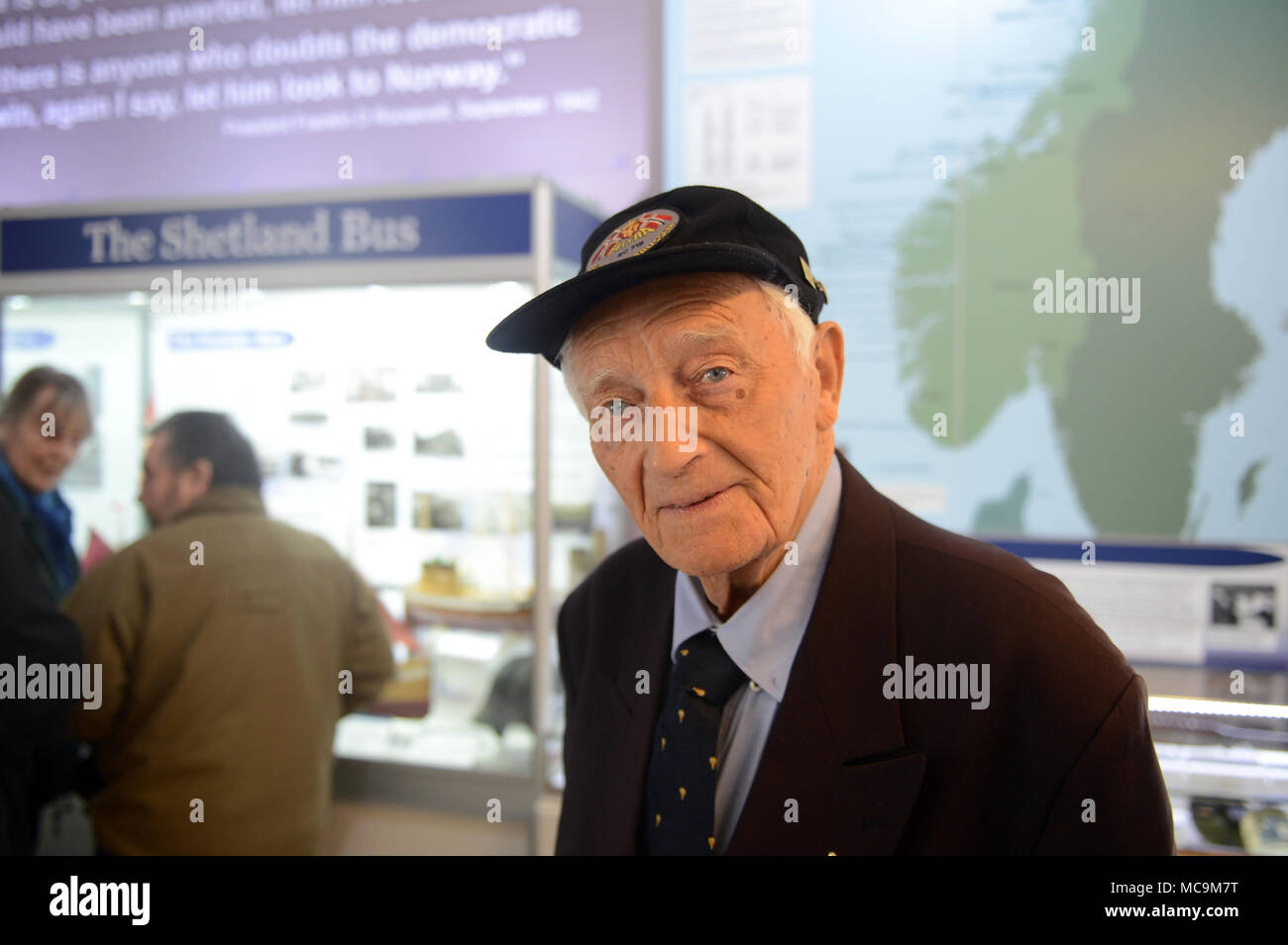 August Rathke 92 Norwegian Resistance fighter from Bergen Norway Stock ...