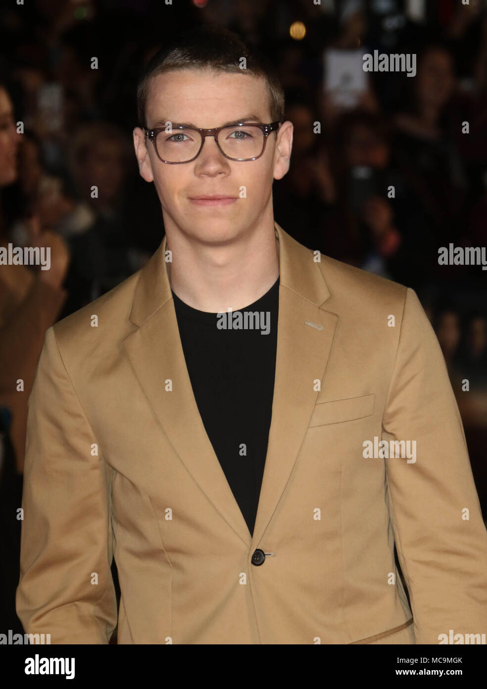 Jan 22, 2018 - Will Poulter attending The UK Fan Screening of 'Maze Runner: The Death Cure' at Vue Leicester Square in London, England, UK Stock Photo