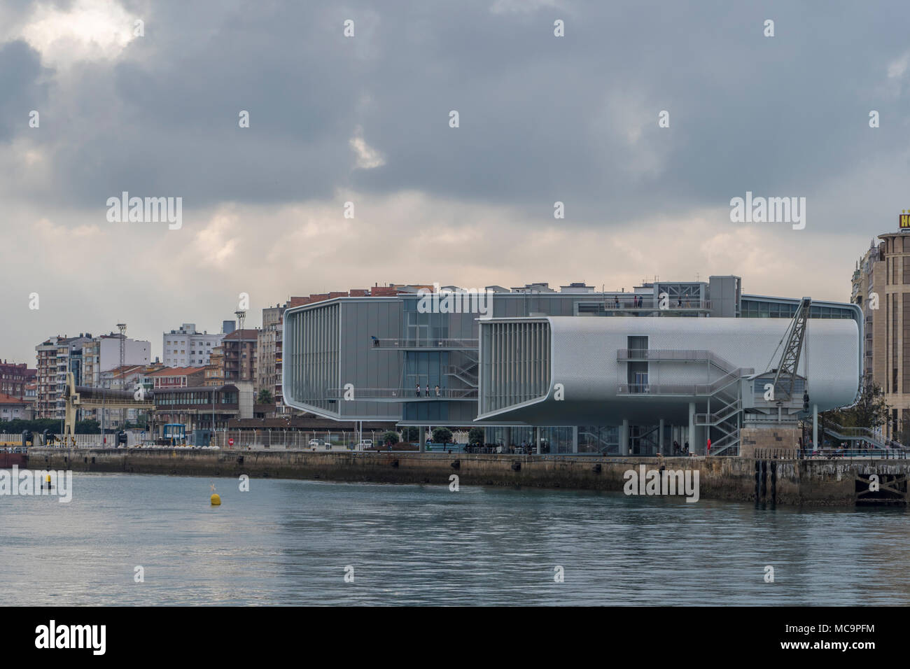 Botin center museum in Santander Stock Photo