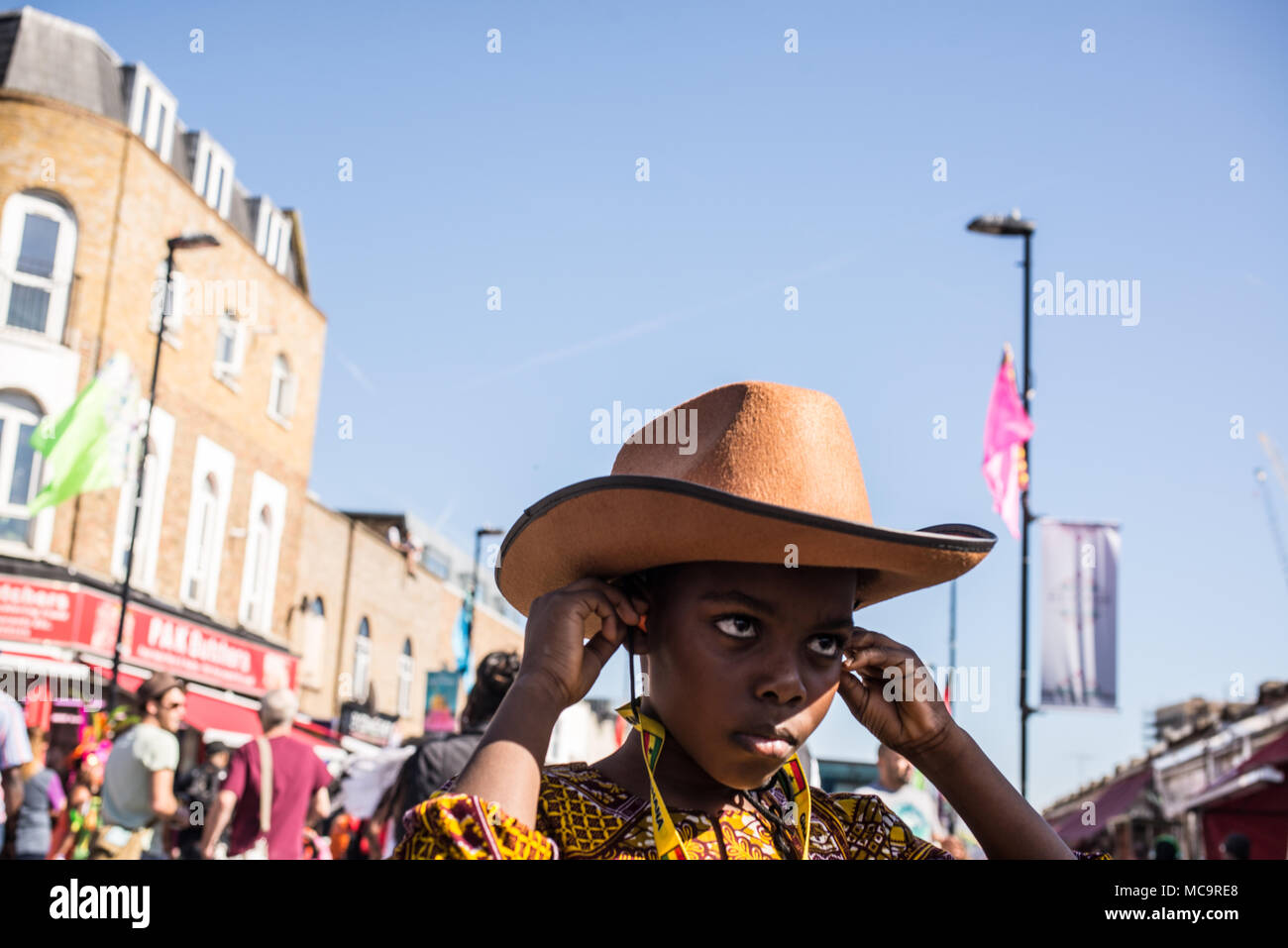 Boy Wearing Cowboy Hat High Resolution Stock Photography and Images - Alamy