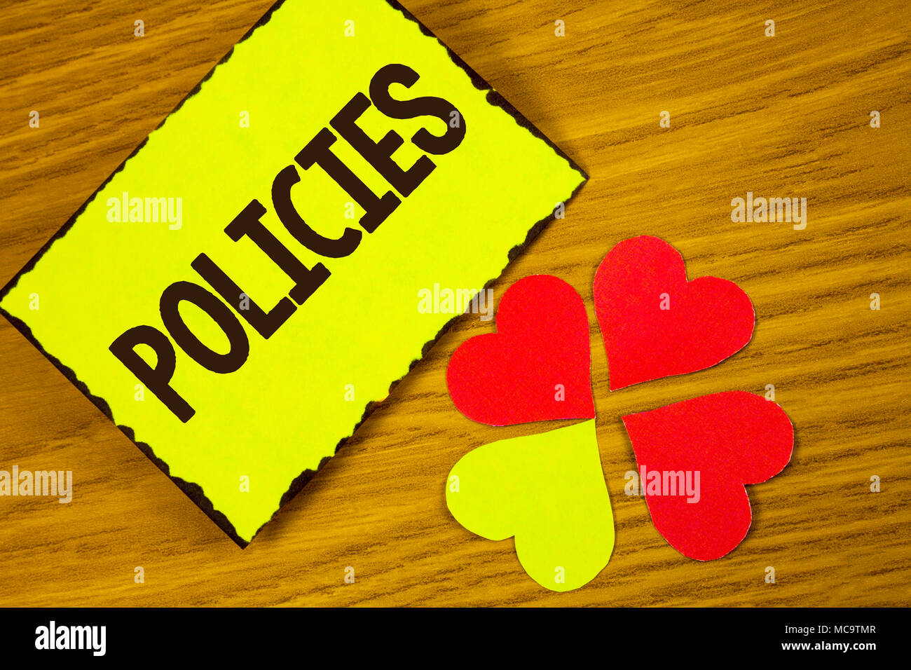 Conceptual hand writing showing Policies. Business photo text Business ...