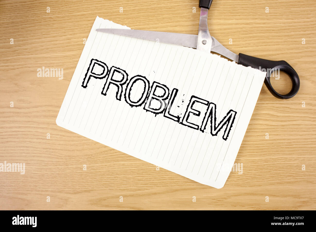 Conceptual hand writing showing Problem. Business photo text Trouble ...