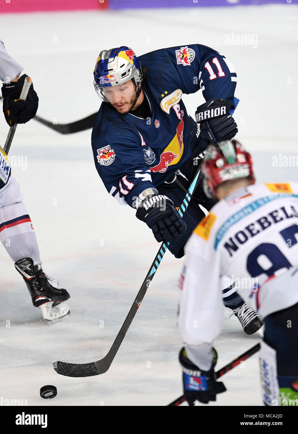 13 April 2018, Germany, Munich Ice hockey, German Ice Hockey League